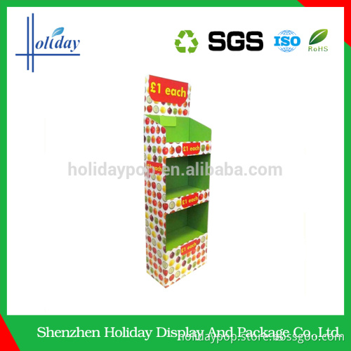 Fashion retail floor stand cardboard display stand
